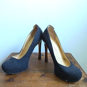 Black Ivanka Trump Stilettos, size 7